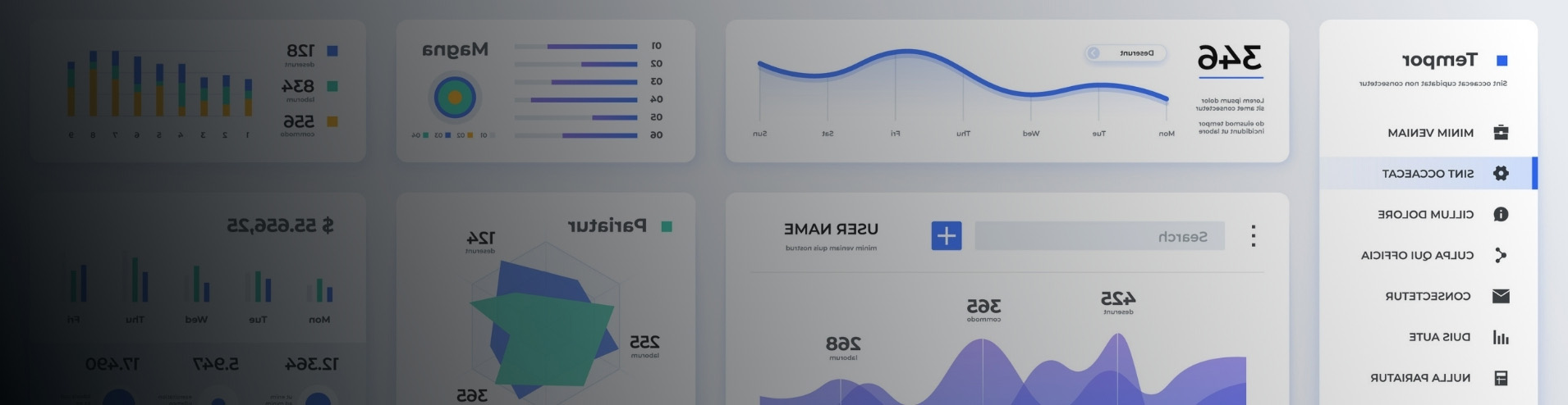 Web分析显示业务信息的图形